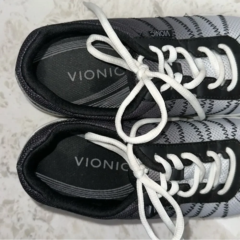 VIONIC Alliance Walking Orthopedic Shoe Black/White